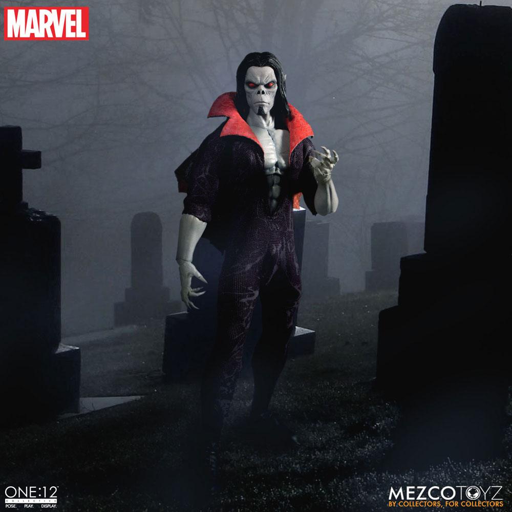 Marvel Universe Action Figure with Light-Up Function 1/12 Morbius 17 cm