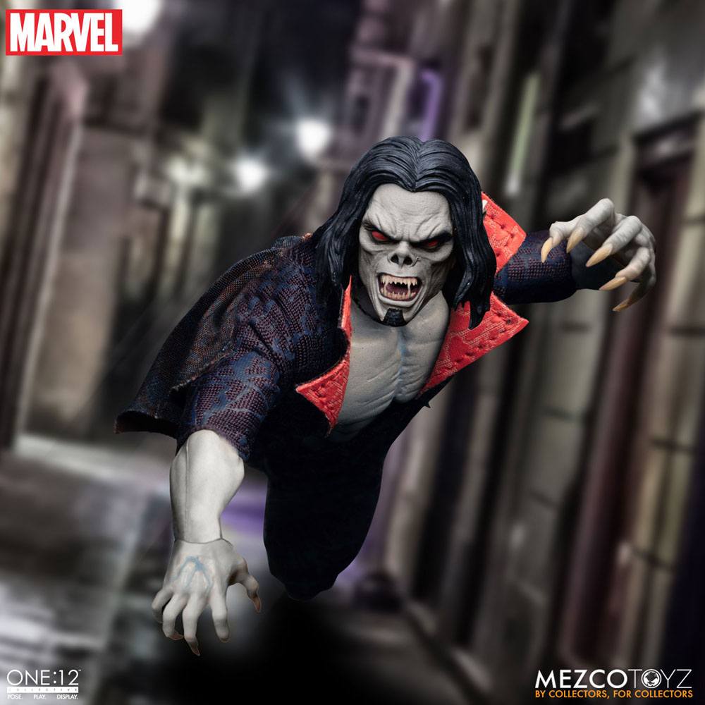 Marvel Universe Action Figure with Light-Up Function 1/12 Morbius 17 cm