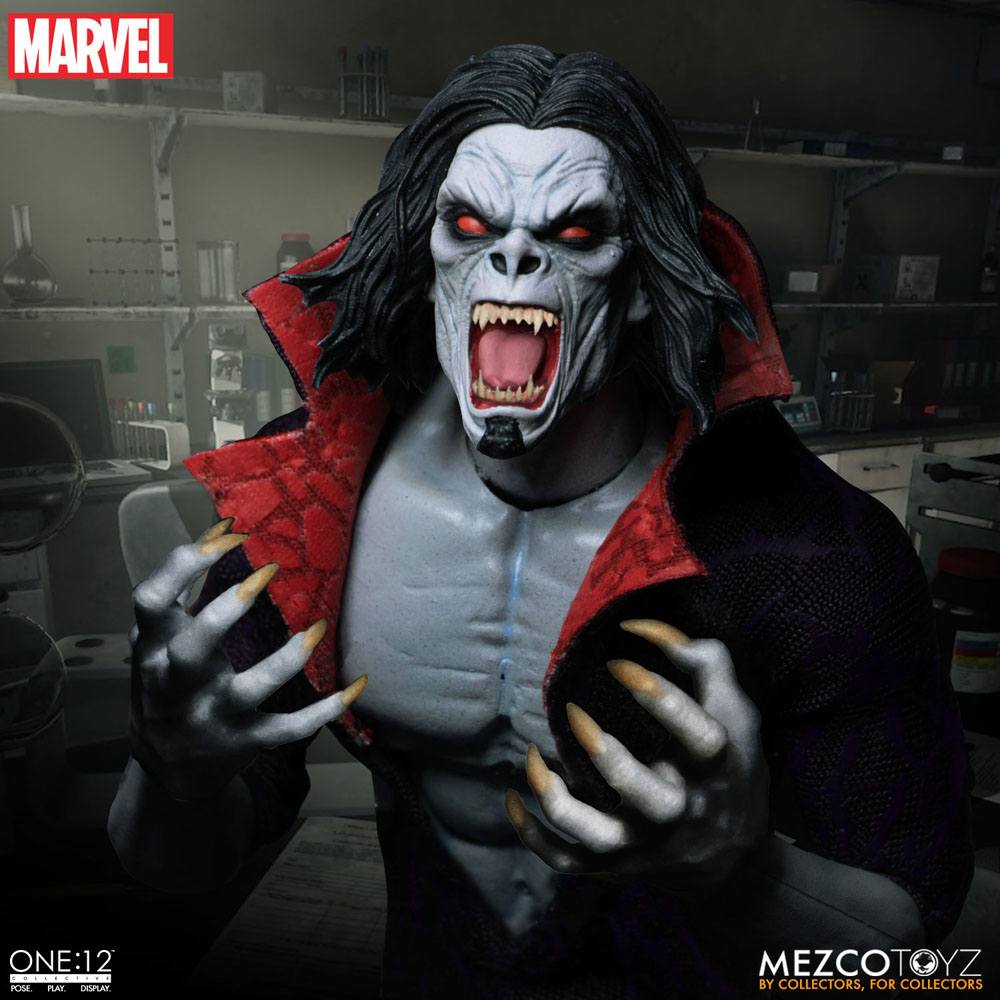 Marvel Universe Action Figure with Light-Up Function 1/12 Morbius 17 cm