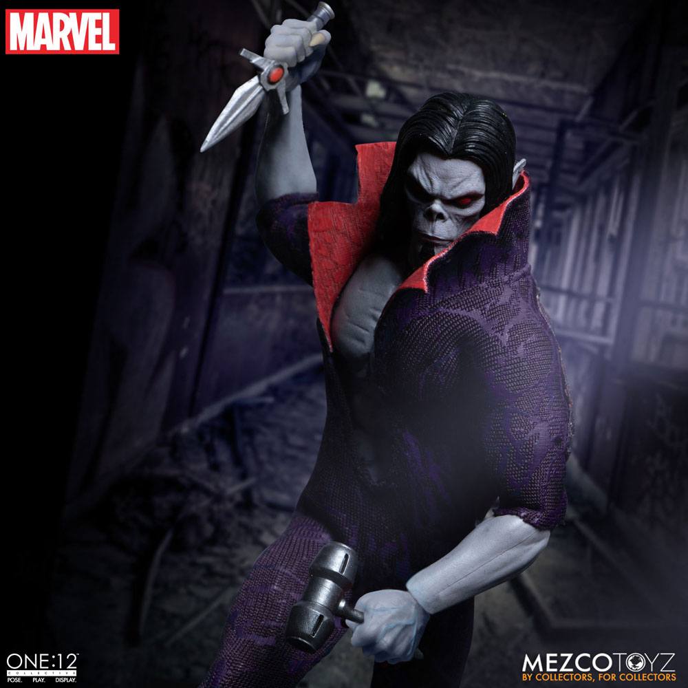 Marvel Universe Action Figure with Light-Up Function 1/12 Morbius 17 cm