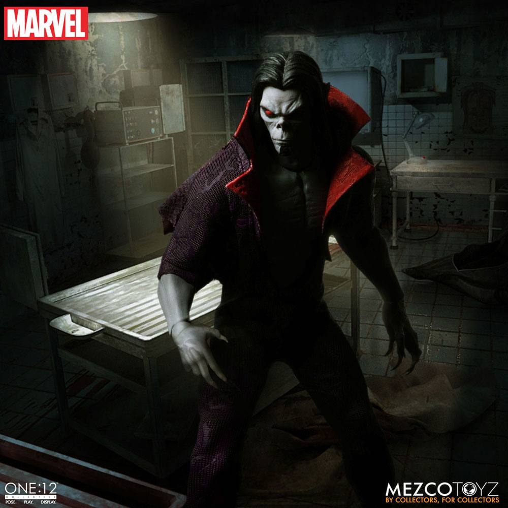 Marvel Universe Action Figure with Light-Up Function 1/12 Morbius 17 cm