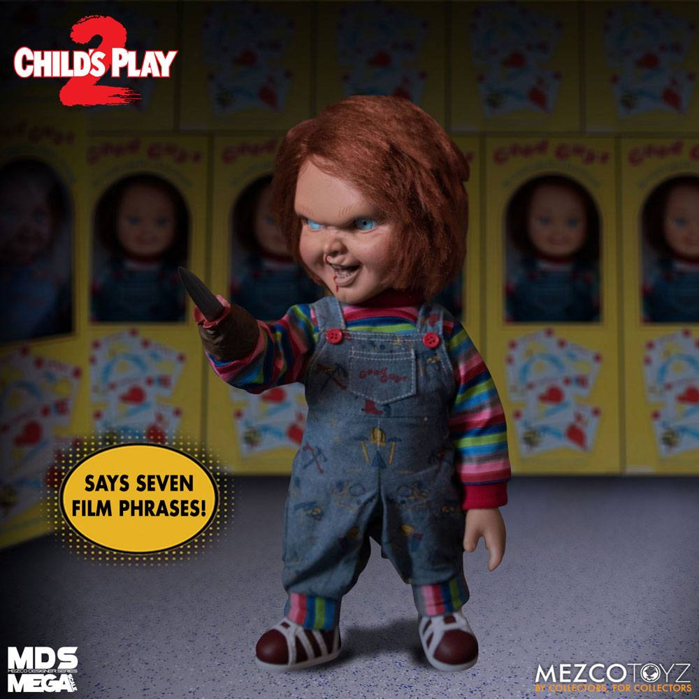 Chucky The Killer Doll 2 Designer Series Talking Doll Menacing Chucky 38 cm