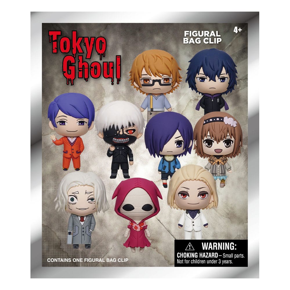 Tokyo Ghoul 3D PVC Bag Charms Series 2 Display (24)