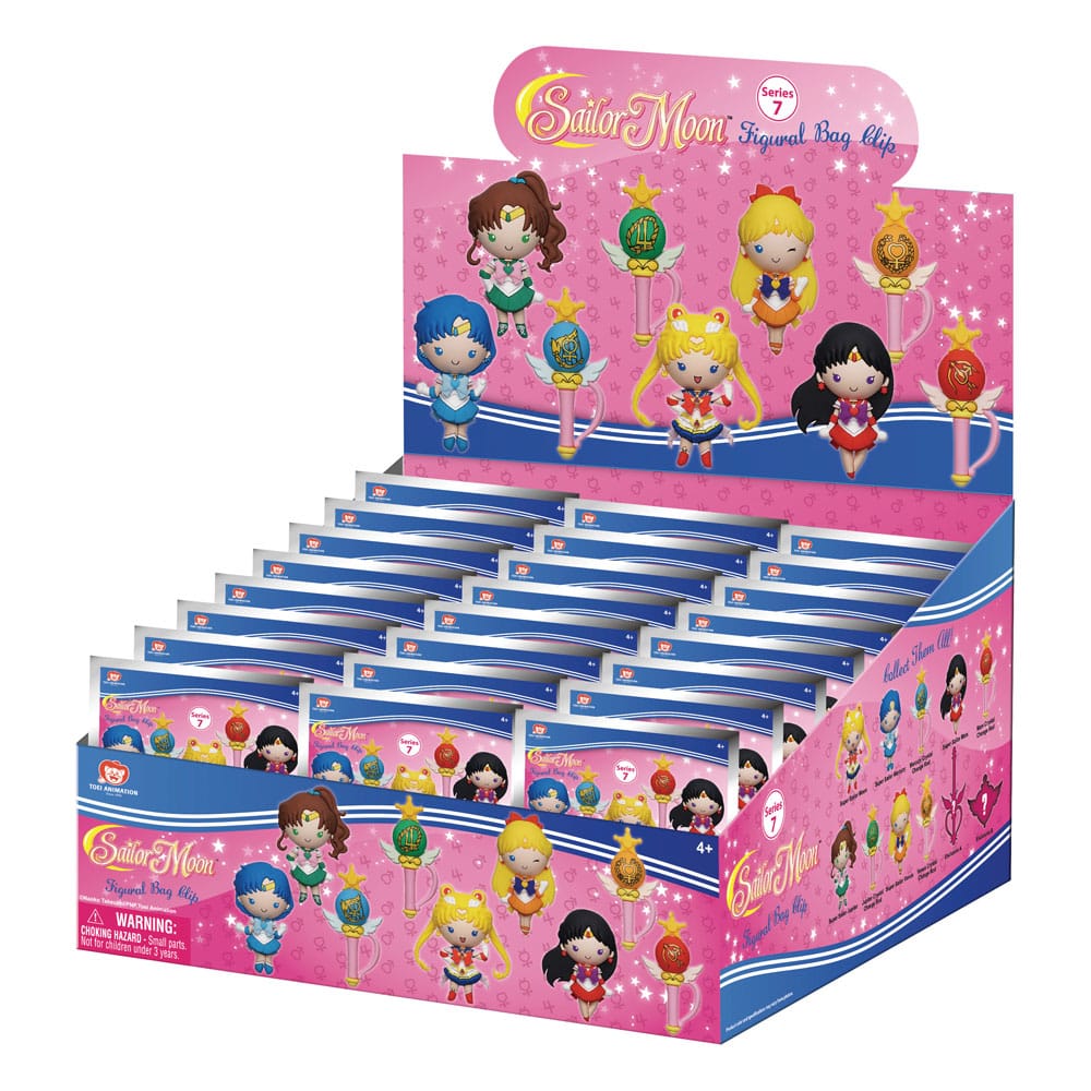 Sailor Moon 3D PVC Bag Charms Series 7 Display (24)