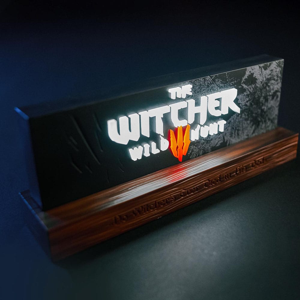 The Witcher LED-Leuchte Wild Hunt Logo 22 cm