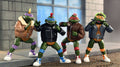 Teenage Mutant Ninja Turtles (Cartoon) Action Figures Pack of 4 Punk Turtles 18 cm