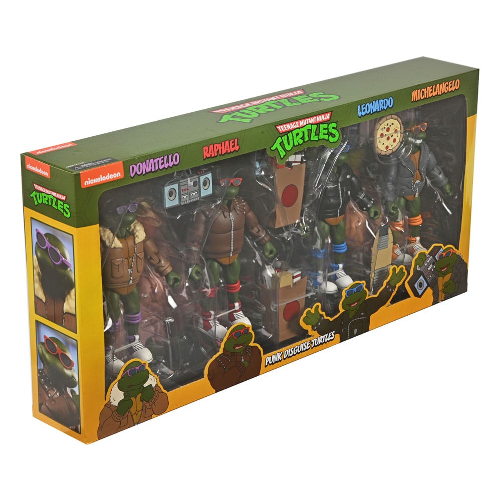 Teenage Mutant Ninja Turtles (Cartoon) Action Figures Pack of 4 Punk Turtles 18 cm