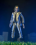 Beetlejuice 1988 Actionfigur Beetlejuice Black and White Striped Suit 18 cm