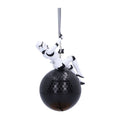 Original Stormtrooper Christmas tree pendant Wrecking Ball Hanging Stormtrooper 12 cm