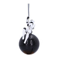 Original Stormtrooper Christmas tree pendant Wrecking Ball Hanging Stormtrooper 12 cm