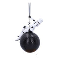Original Stormtrooper Christmas tree pendant Wrecking Ball Hanging Stormtrooper 12 cm