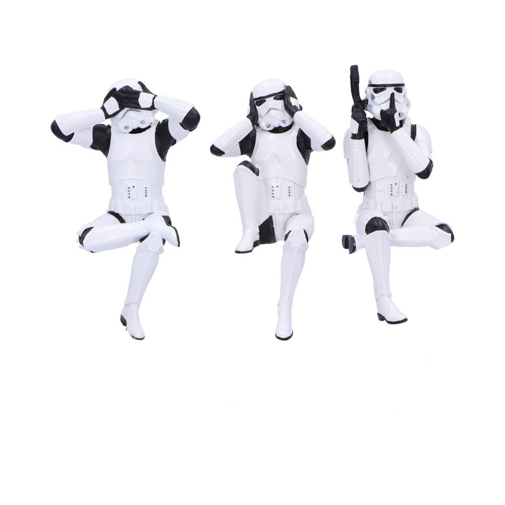 Stormtrooper figures Three Wise Sitting Stormtroopers 11 cm