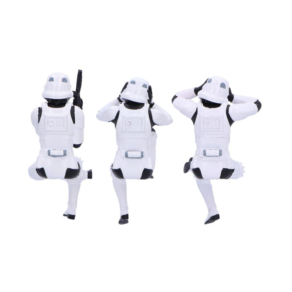 Stormtrooper figures Three Wise Sitting Stormtroopers 11 cm
