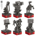 Minecraft Chess Game Overworld Heroes vs. Hostile Mobs