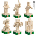 Minecraft Chess Game Overworld Heroes vs. Hostile Mobs