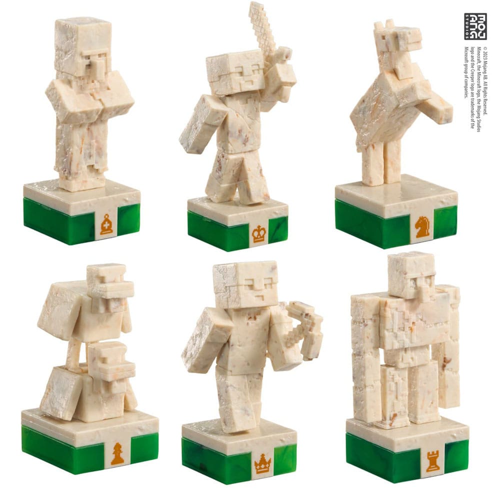Minecraft Chess Game Overworld Heroes vs. Hostile Mobs