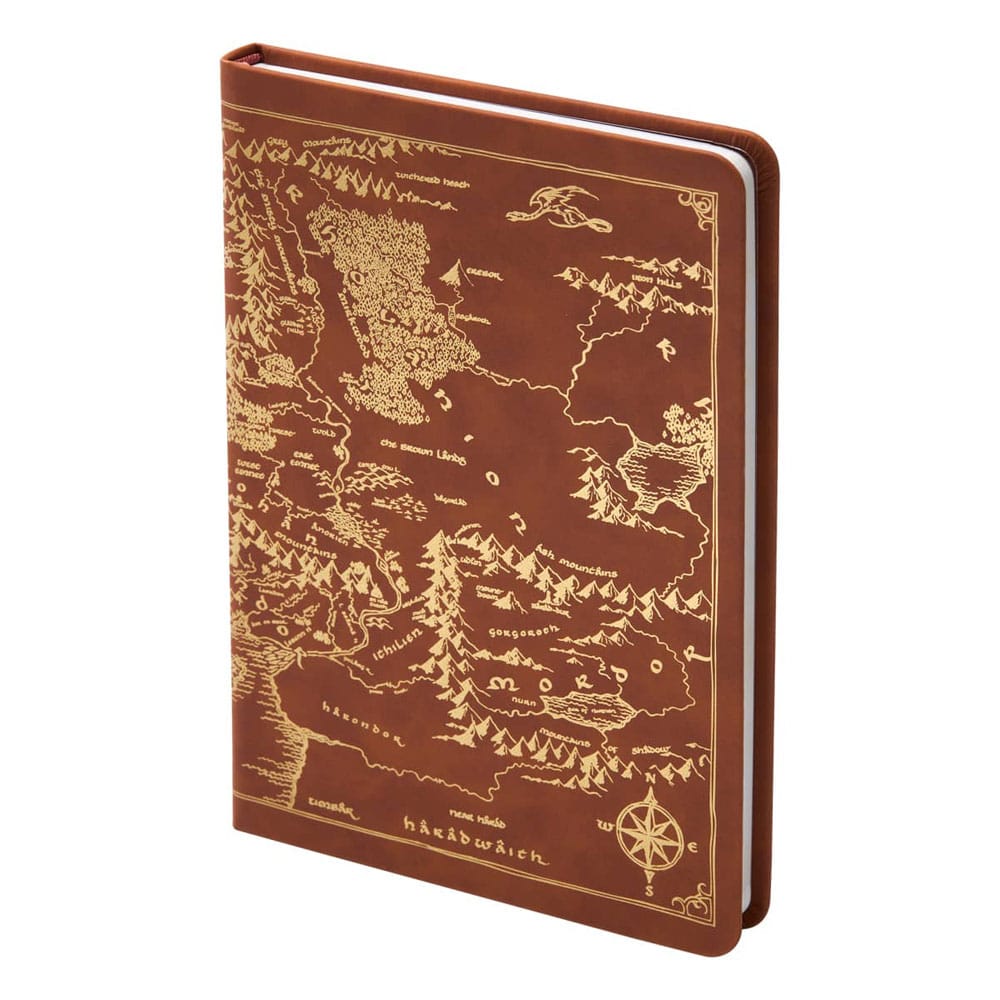 Der Herr der Ringe Tagebuch Map of Middle-Earth 240 Seiten