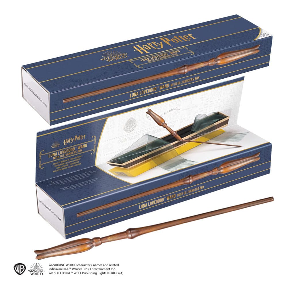 Harry Potter wand replica 1/1 in Ollivanders box - Luna Lovegood 34 cm