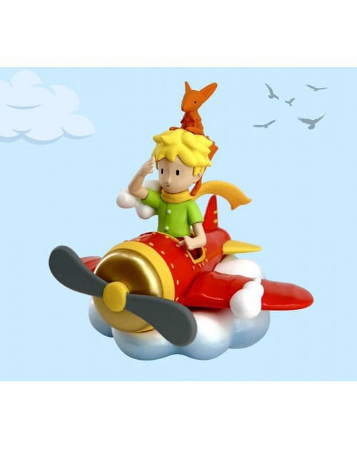 The Little Prince Figure Little Prince &amp; Fox on the Plane 7 cm