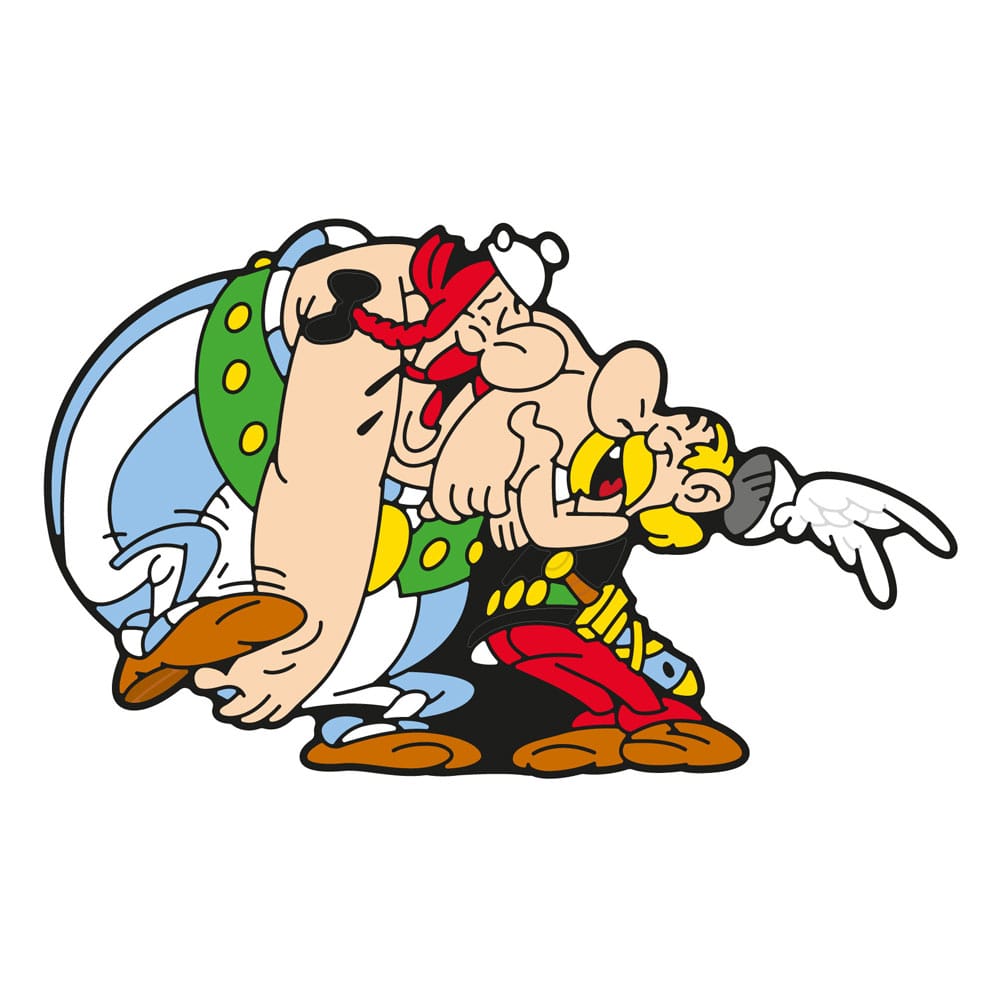 Asterix Magnet Asterix &amp; Obelix Laughing 6 cm