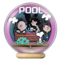 Die Peanuts Puremind Modellbausatz Wooden Theater Globe Cool Pool