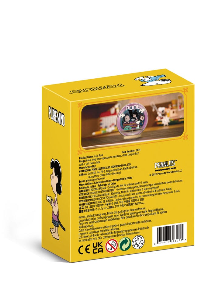 Die Peanuts Puremind Modellbausatz Wooden Theater Globe Cool Pool
