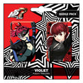 Persona 5 Royal Pin Badges Double Pack Violet / Kasumi Yoshizawa