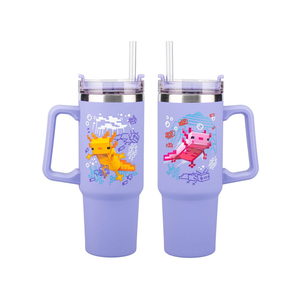 Minecraft Trinkbecher To Go Purple