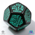 Viridian Würfel Jumbo Würfel Monster Generator Die D12 Schwarz