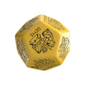 Viridian Würfel Jumbo Würfel Treasure Generator Die D12 Gelb