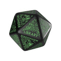 Viridian Würfel Jumbo Würfel Dungeon Room Generator D20 Schwarz