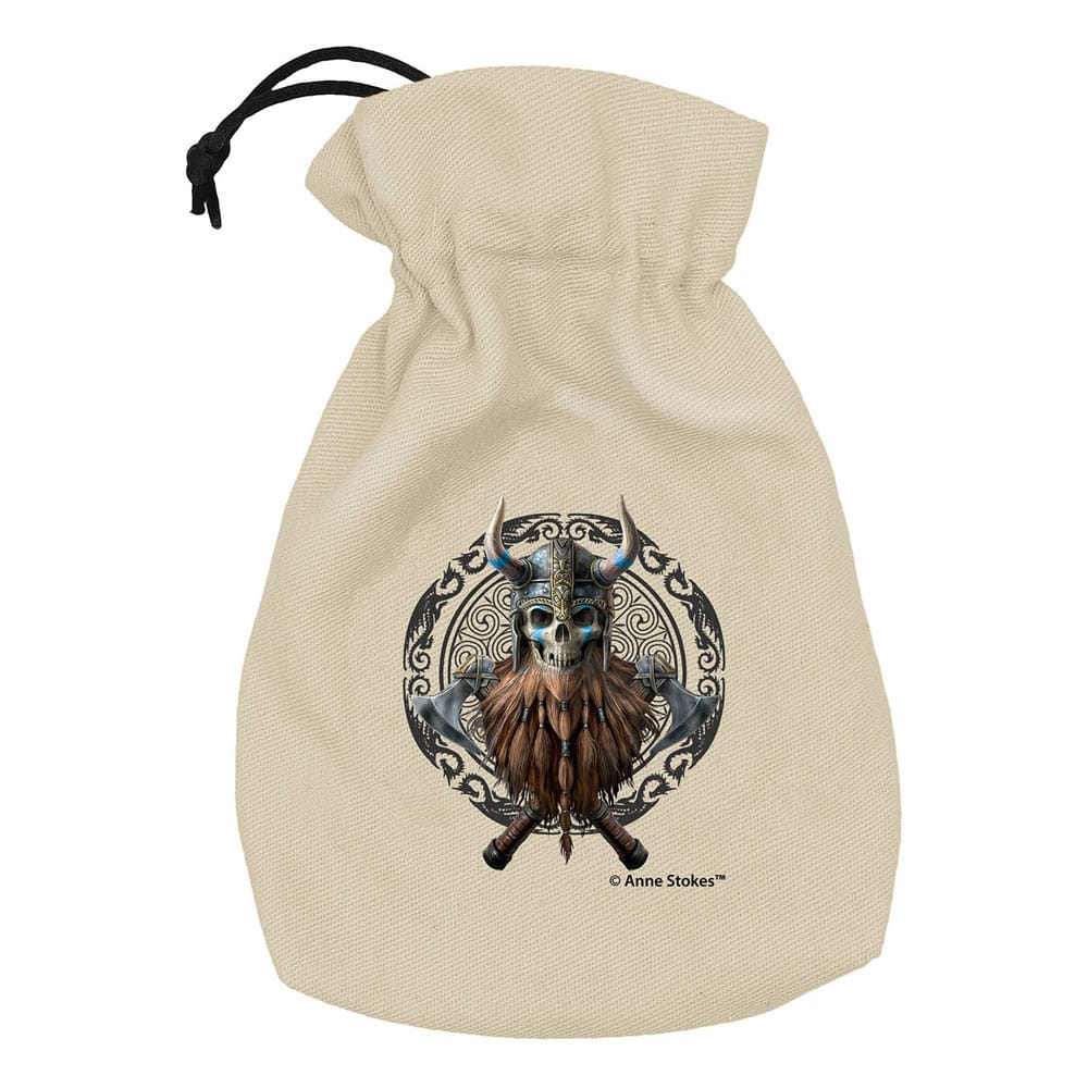 Anne Stokes Dice Bag Viking Skull