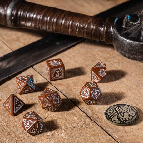 The Witcher Würfel Set Geralt Roach's Companion (7)