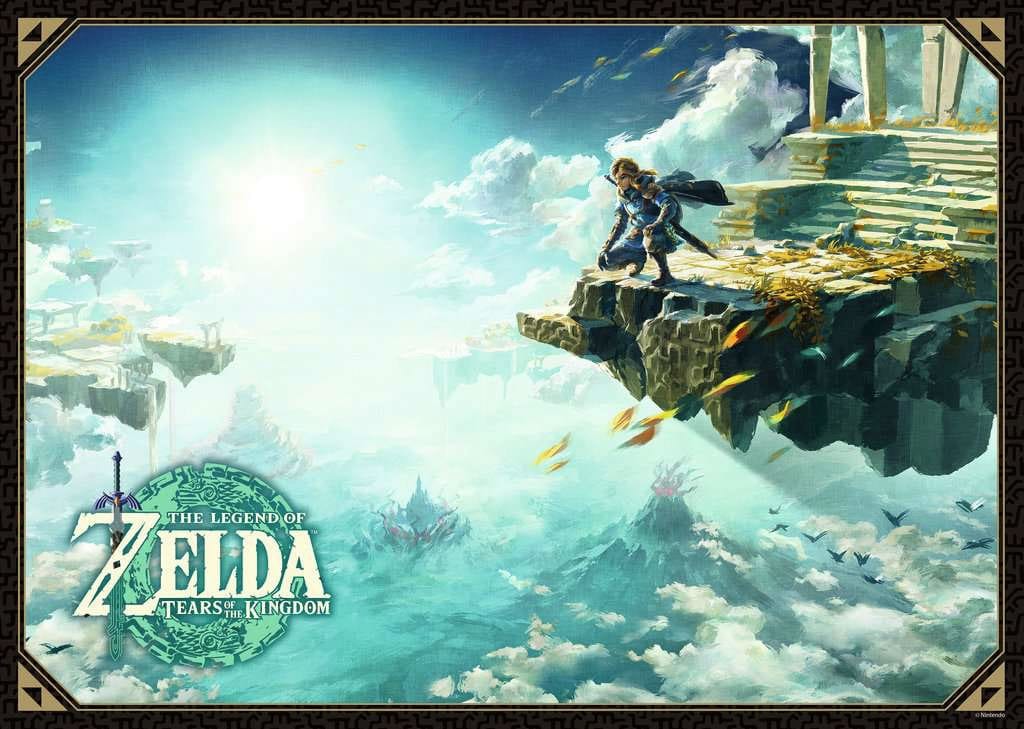 The Legend of Zelda: Tears of the Kingdom Puzzle Cover Art (1000 Pieces)