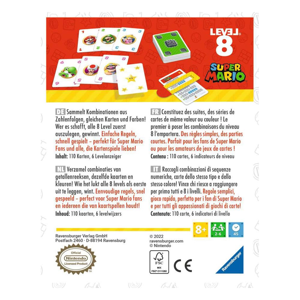 Super Mario Card Game Level 8 – Figurenwelt