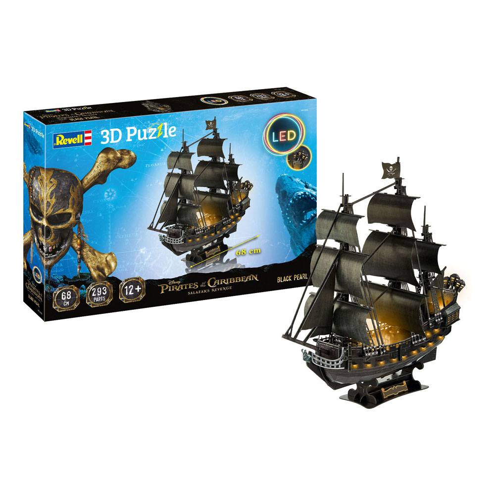 Pirates of the Caribbean: Salazar's Revenge 3D Puzzle Black Pearl LED Edition