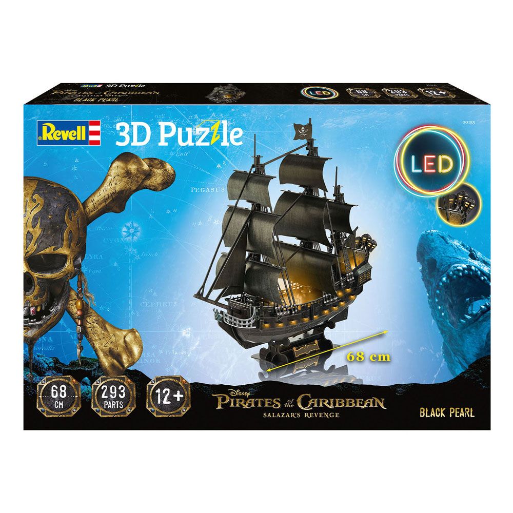 Pirates of the Caribbean: Salazar's Revenge 3D Puzzle Black Pearl LED Edition