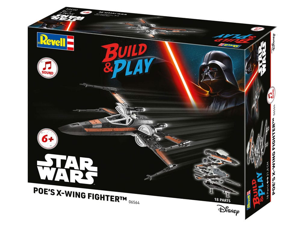 Star Wars Modellbausatz 1/78 Poe's X-Wing Fighter 22 cm