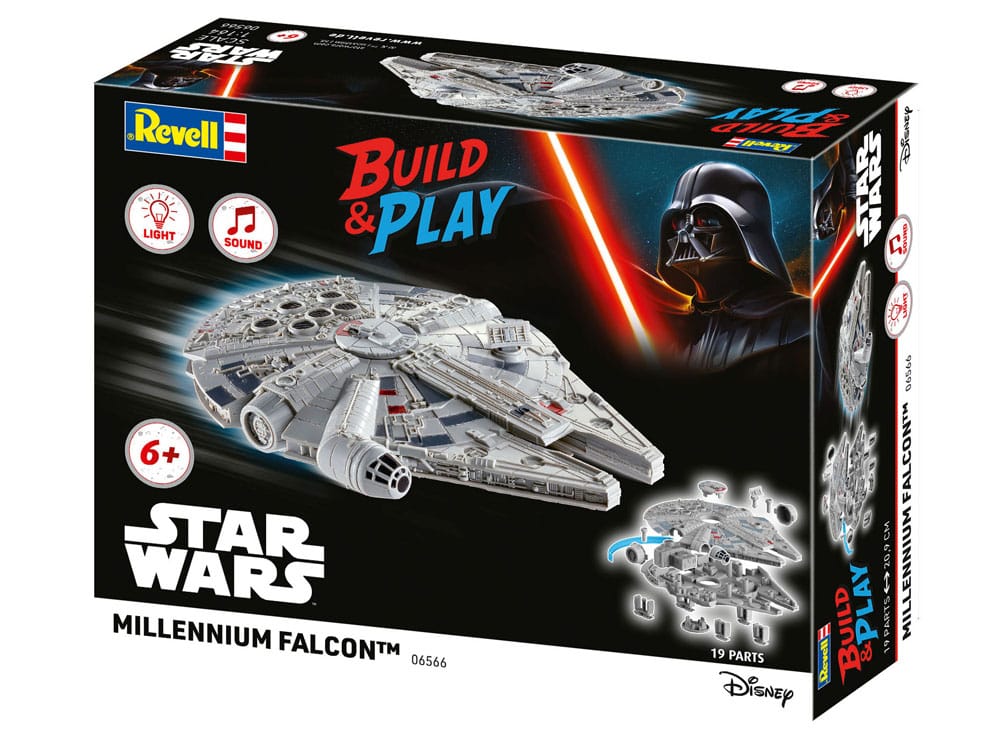 Star Wars Modellbausatz 1/164 Millennium Falcon 21 cm