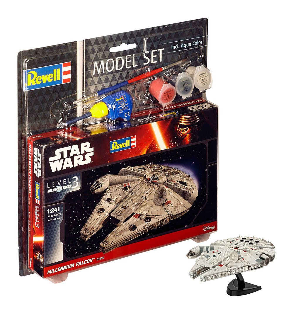 Star Wars model kit 1/241 model set Millennium Falcon 10 cm