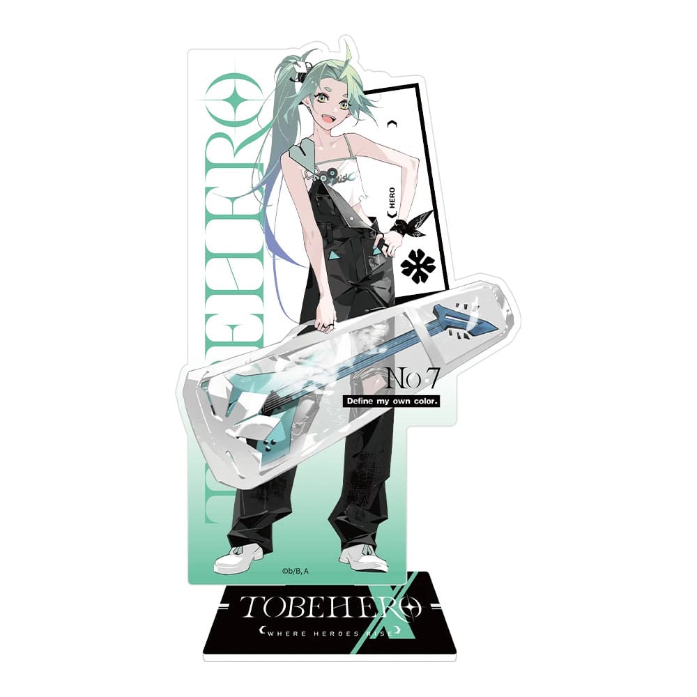 To Be Hero X Acryl-Aufsteller Hero Show Series Lucky Cyan 17 cm