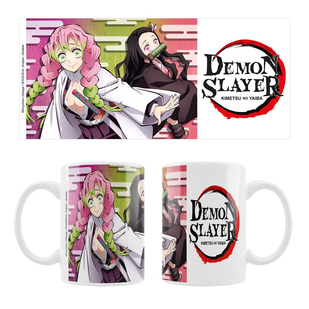 Demon Slayer ceramic mug Mitsuri &amp; Nezuko
