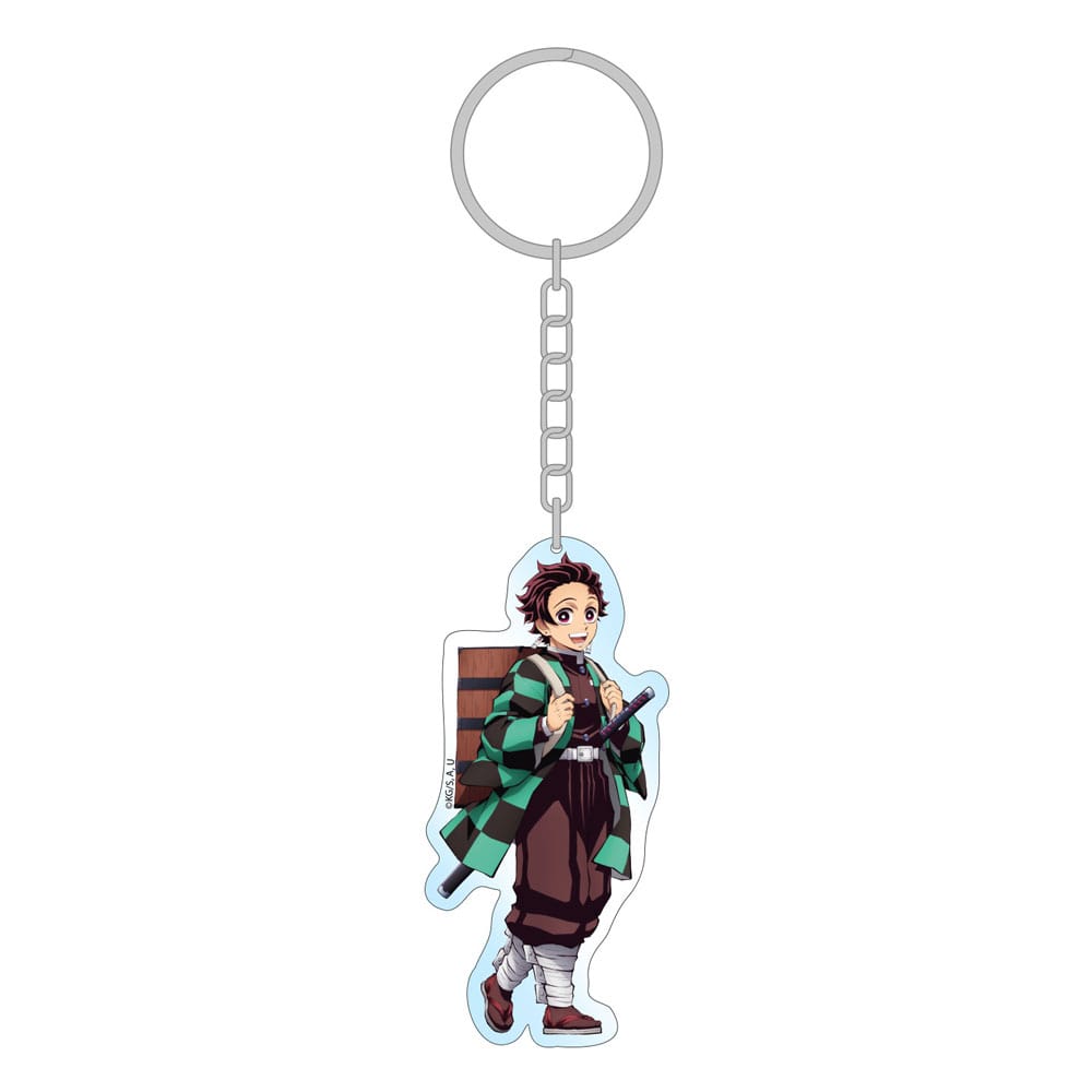 Demon Slayer: Kimetsu no Yaiba Acryl Schlüsselanhänger Tanjiro Holographic 8 cm