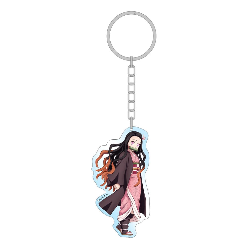 Demon Slayer: Kimetsu no Yaiba Acryl Schlüsselanhänger Nezuko Holographic 7 cm
