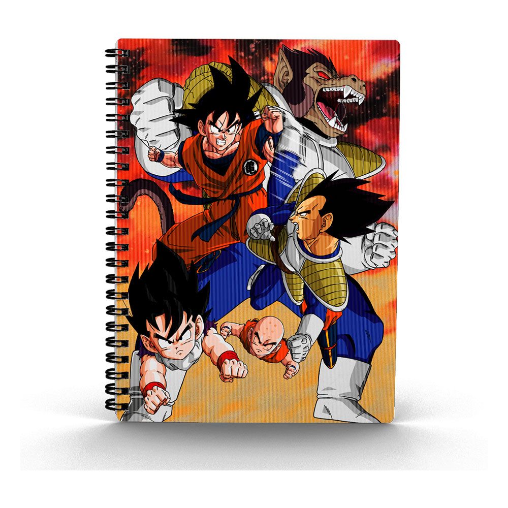 Dragon Ball Z Notebook with 3D Effect Goku vs Vegeta