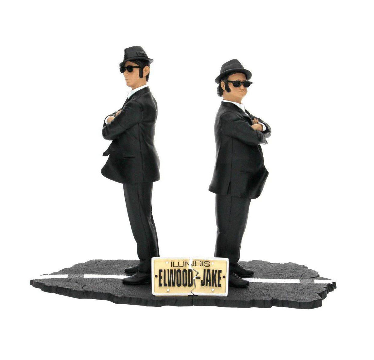 Blues Brothers Movie Icons Statues Twin Pack Jake &amp; Elwood 18 cm