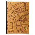 Harry Potter Notizbuch mit Leuchtfunktion Karte des Rumtreibers