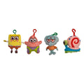 SpongeBob Schwammkopf Plüsch-Schlüsselanhänger 10 cm Sortiment (12)