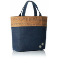 My Neighbor Totoro Lunch Bag cork &amp; denim style Totoro