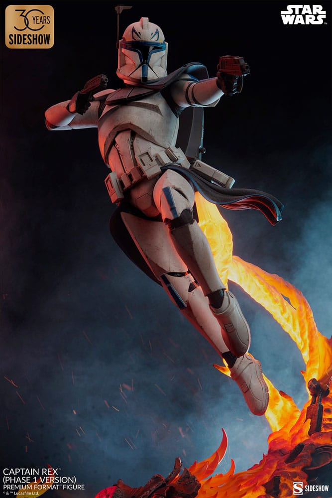 Star Wars Premium Format Figure Captain Rex (Phase 1 Version) Sideshow Exclusive 68 cm